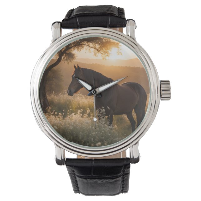 Montre Cheval en paysage (devant)
