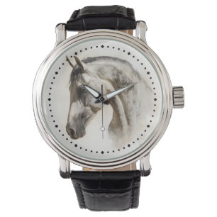 Montre Cheval Lusitano moderne équestre élégant