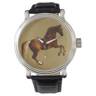 MONTRE CHEVAL ROUGE