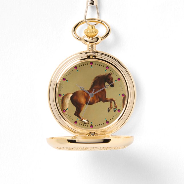 MONTRE CHEVAL ROUGE (Recto)