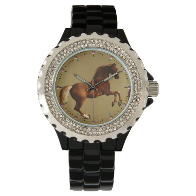 MONTRE CHEVAL ROUGE (devant)