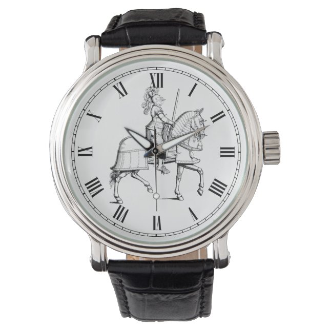 Montre Chevalier en armure (devant)