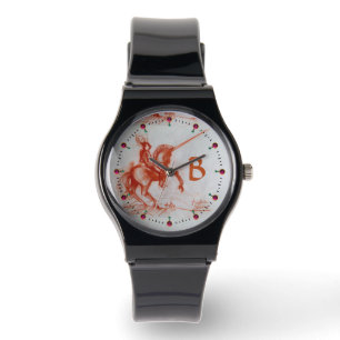 Montre CHEVALIER FLORENTINE SUR HORSEBACK monogramme