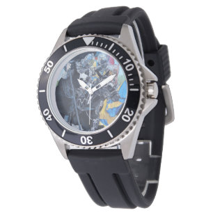 Montre chevaliers médiévaux joutant sur l'art historiqu