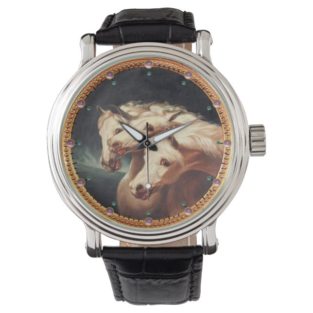 Montre Chevaux blancs arabes du Pharaon (devant)