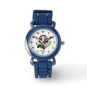Montre Chèvre de gamer cool ajouter un nom