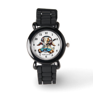 Montre Chèvre de gamer cool ajouter un nom