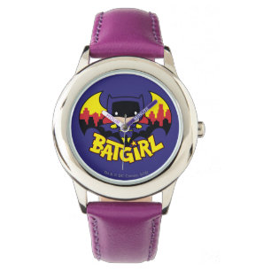 Montre Chibi Batgirl avec Gotham Skyline & Logo