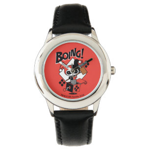 Montre Chibi Harley-Quinn-In-A-Box Avec Marteau
