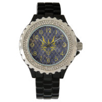 Chic Dragon Head & Blue Dragon Scales Watch