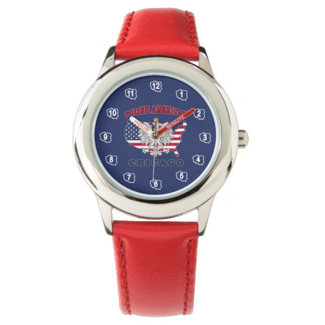 Montre Chicago Illinois polonais (devant)