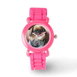 Montre Chien 01 Généré par l'IA "Grin"