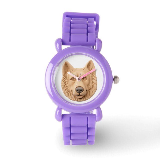 Montre Chien berger belge 3D inspiré (Recto)