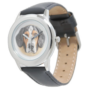 Montre Chien Bluetick Coonhound Inspiré de la 3D