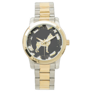 MONTRE CHIEN BOXER BLING