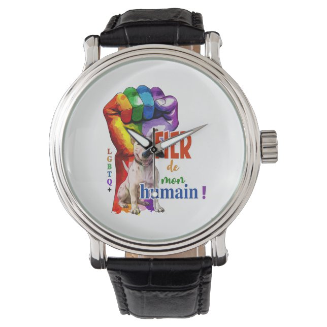 Montre Chien de Bullterrier miniature (devant)