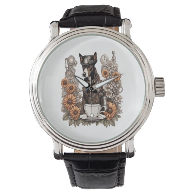 Montre chien et café (devant)