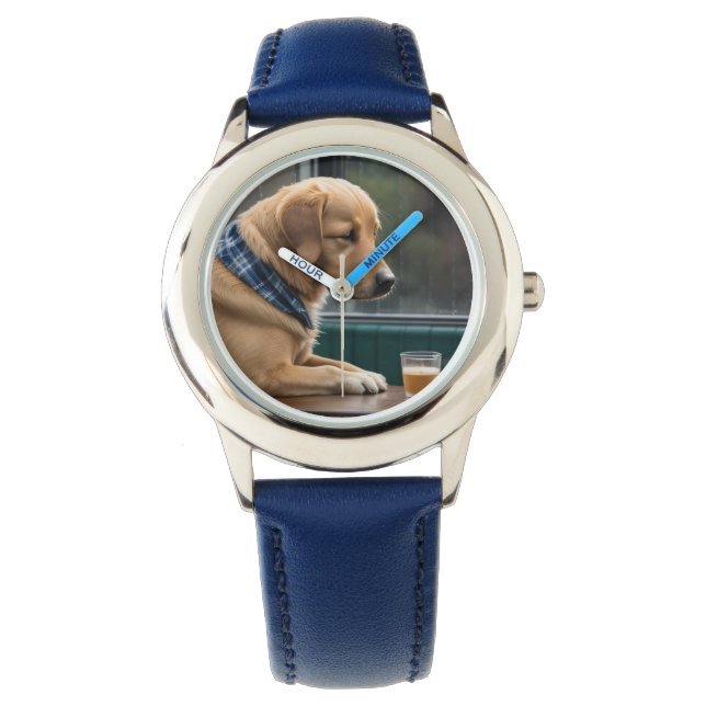 Montre Chien généré par l'IA 01 "Je me sens mal" (devant)