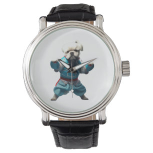 Montre Chien Knows Karate transformé