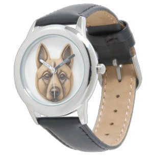 Montre Chien Malinois Belge Inspiré de la 3D