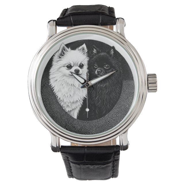 Montre Chien Spitz japonais Race de compagnie charmante c (devant)