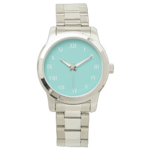 Montre Chiffres blancs assez bleu