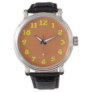 Montre Chiffres de graffitis