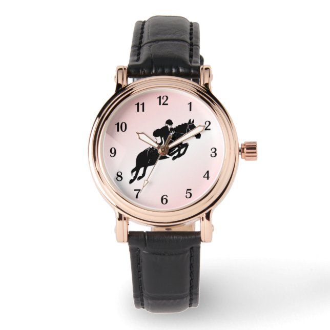 Montre Chiffres noirs de cavalier (Recto)