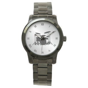 Montre Chiffres romains réglés de tambour