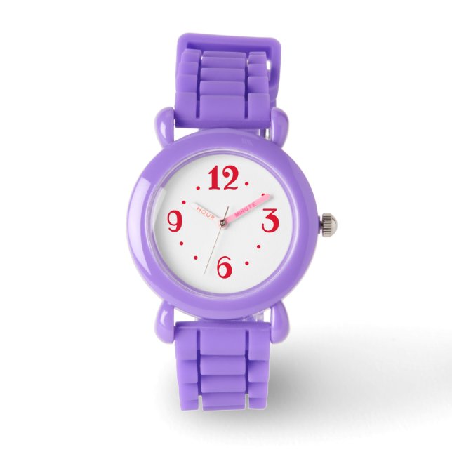 Montre chiffres rouges (Recto)