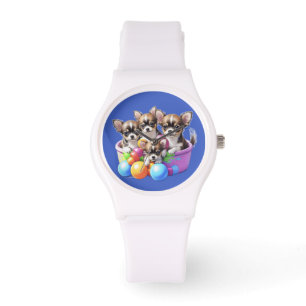 Montre Chihuahua chiots drôles