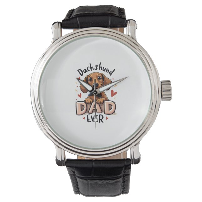 Montre Chihuahua peinture Abstraite couleur mignonne chie (devant)
