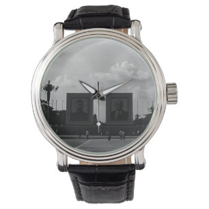 Montre Chine vintage Pekin Tiananmen carré