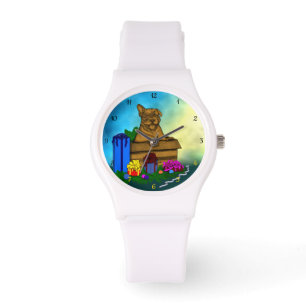 Montre Chiot dans une boîte, Joyeux Noël