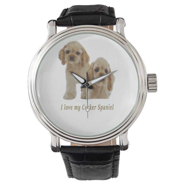 Montre Chiots spaniels Cocker (devant)