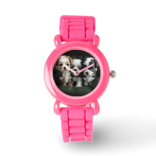 Montre Chiots super mignons sur le canapé 2