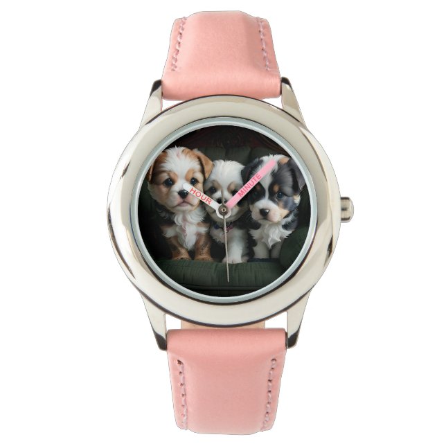 Montre Chiots super mignons sur le canapé 2 (devant)