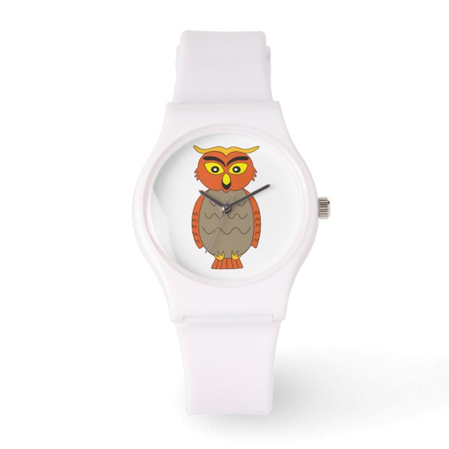 Montre Chouette à hotte mignonne (Recto)