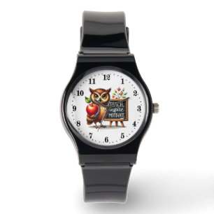 Montre Chouette enseigne amour inspirer mignon