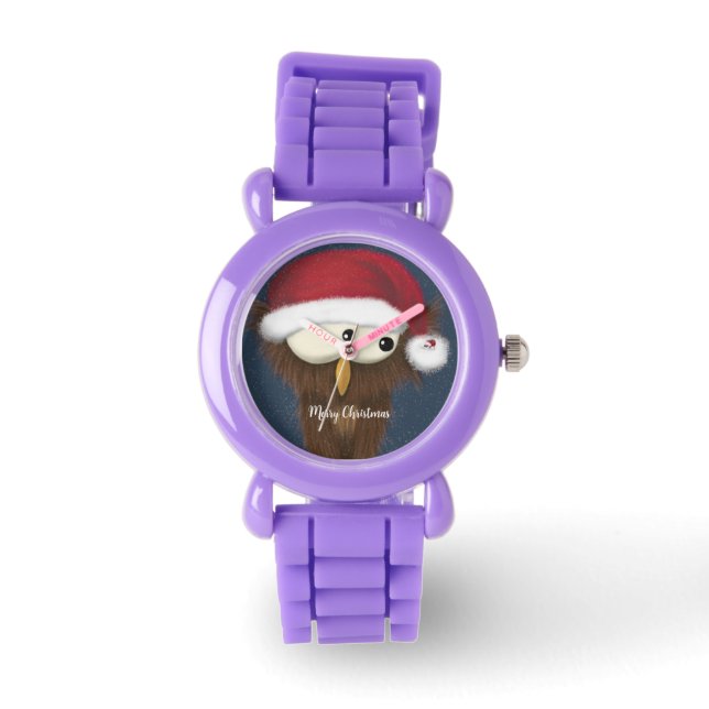 Montre Chouette mignonne et festive (Recto)