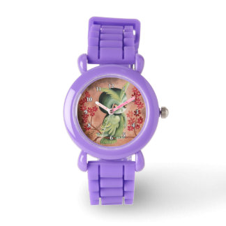 Montre Chouette verte mignonne