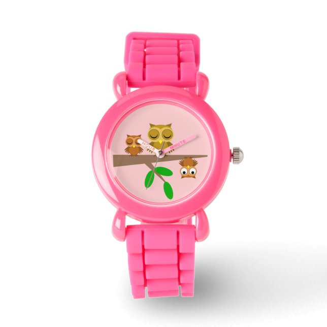 Montre chouettes mignonnes et drôles (Recto)