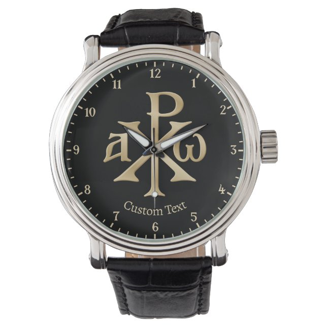 Montre Chréogramme Chi Rho (devant)