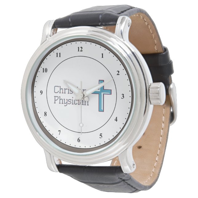 Montre Chrétien Médecin Croix (Incliné)