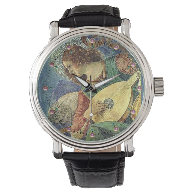 MONTRE CHRISTMAS ANGEL FABRIQUANT LA MUSIQUE / PINK AMÉTH (devant)