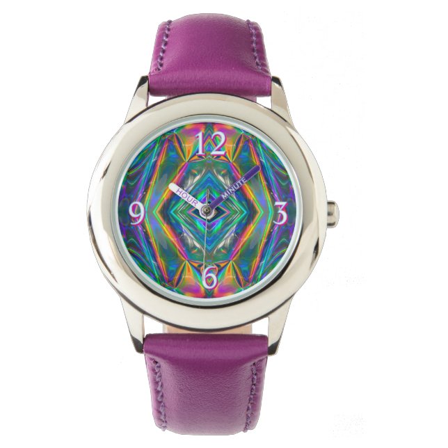 Montre Chrome Iridescent (devant)