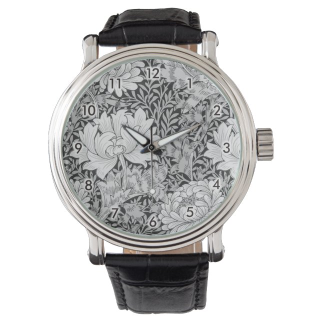 Montre Chrysanthemum Gray, William Morris (devant)