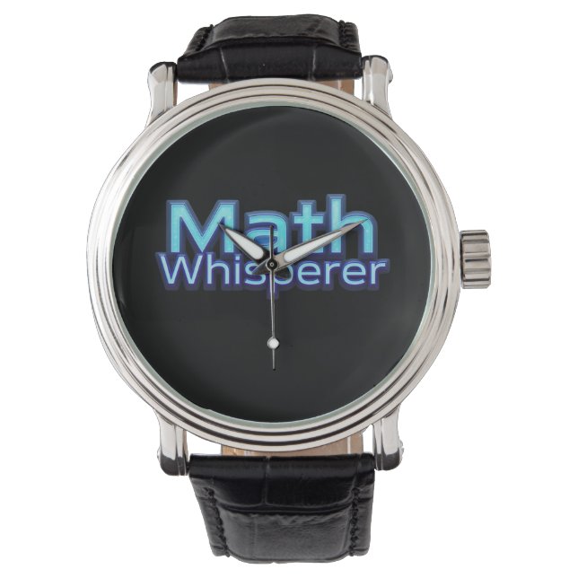 Montre Chuchoteur de Maths (devant)