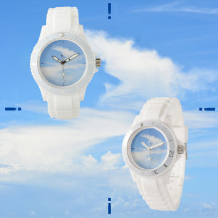 Montre Ciel bleu et nuage torride