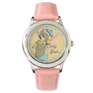 Montre Cindy Bear tenant le parasol